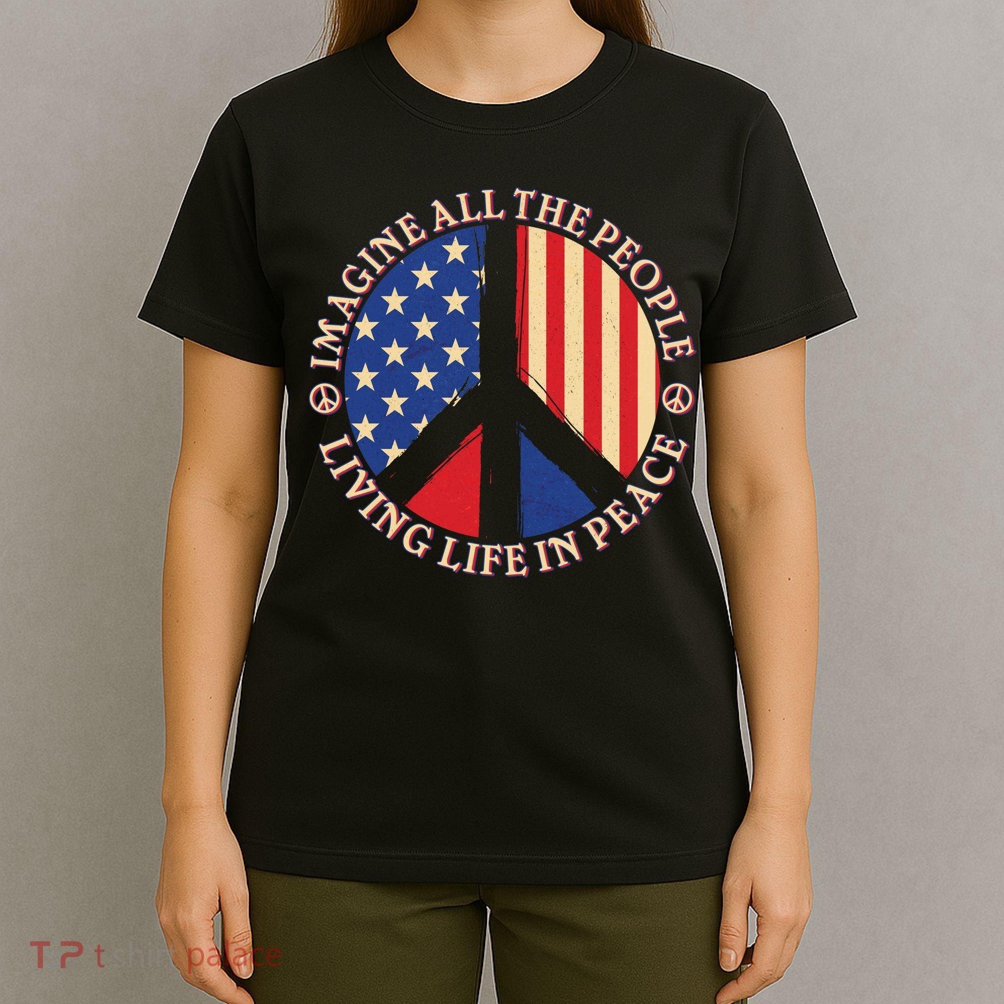 American Peace: People Living life In Peace T-Shirt