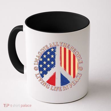 American Peace: People Living life In Peace Coffee Mug