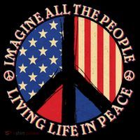 American Peace: People Living life In Peace Women's Hoodie thumb 2