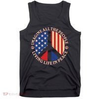 American Peace: People Living life In Peace Tank Top thumb 0