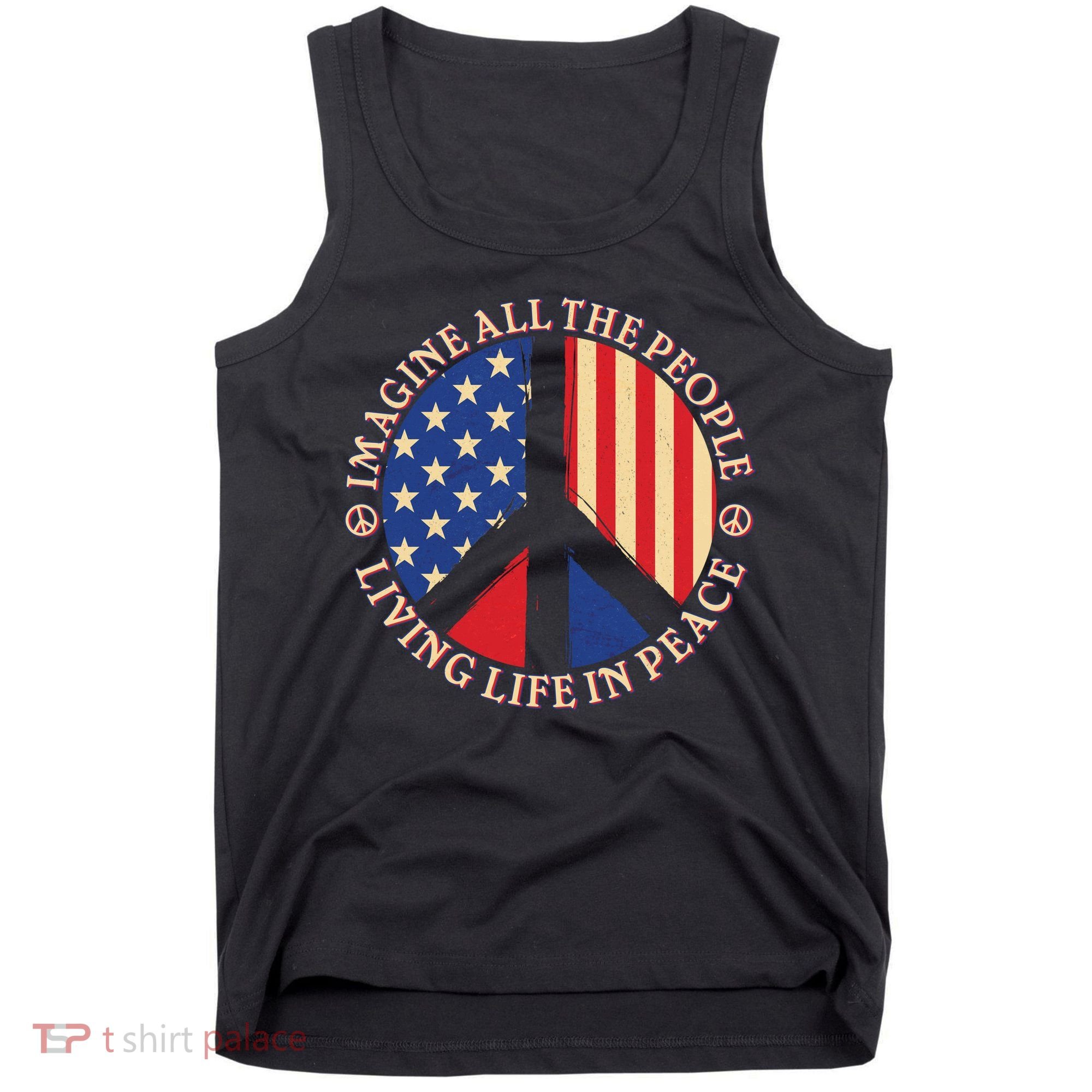 American Peace: People Living life In Peace Tank Top