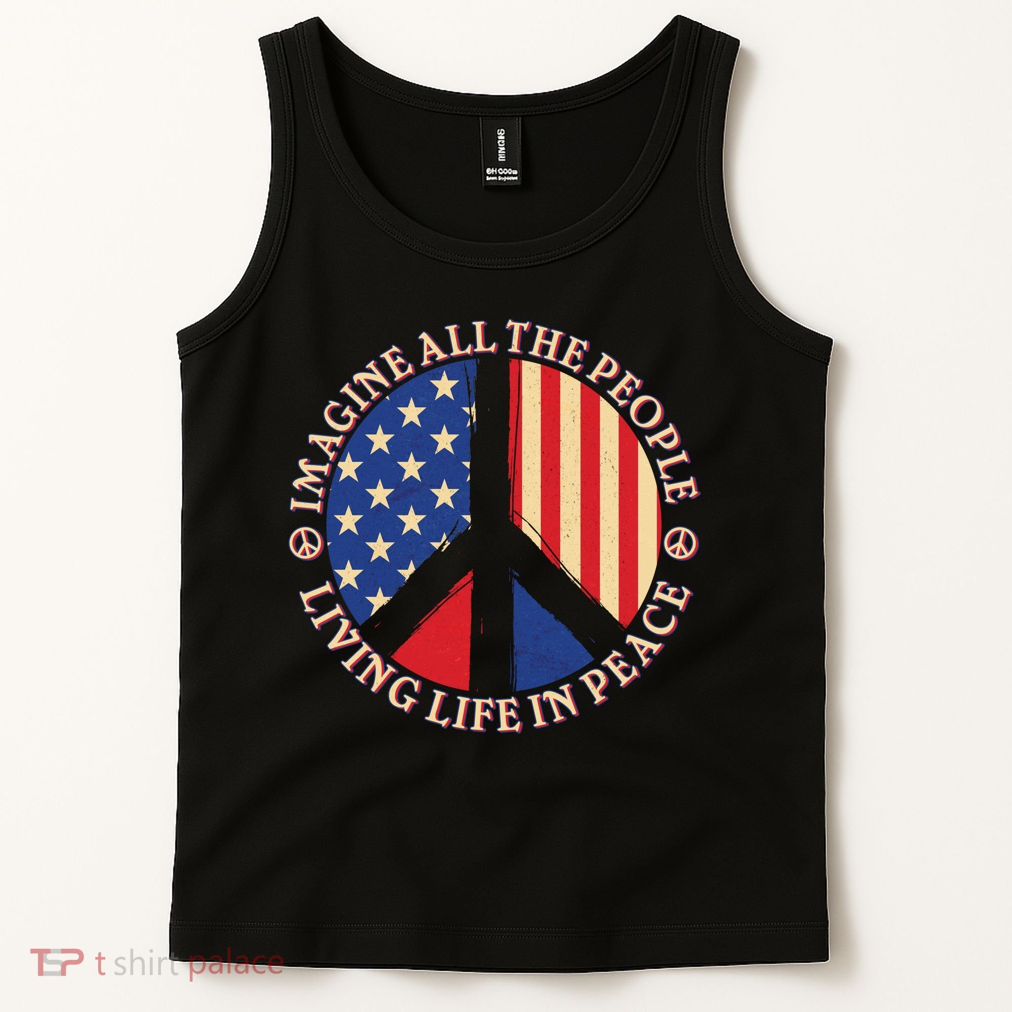 American Peace: People Living life In Peace Tank Top