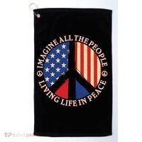 American Peace: People Living life In Peace Golf Towel thumb 0