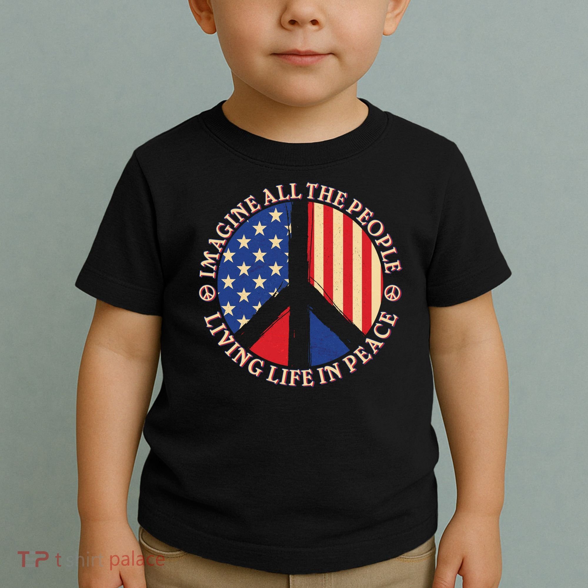 American Peace: People Living life In Peace Toddler T-Shirt