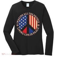 American Peace: People Living life In Peace Women's Long Sleeve Shirt thumb 0