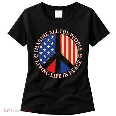 American Peace: People Living life In Peace Women's T-Shirt