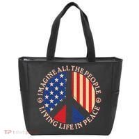 American Peace: People Living life In Peace Tote Bag thumb 0