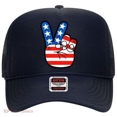 American Peace Sign Flag Hat
