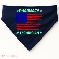 American Pharmacy Technician USA-Made Doggie Bandana thumb 0