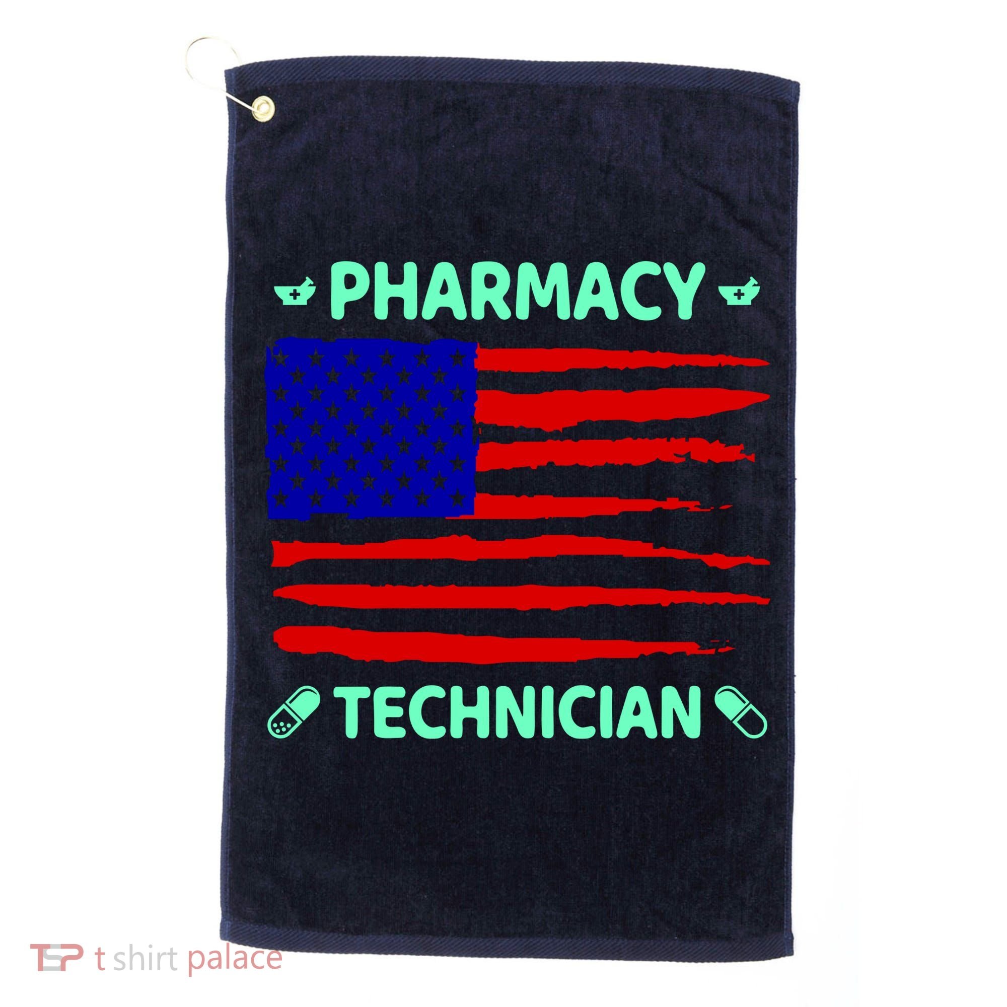 American Pharmacy Technician Golf Towel