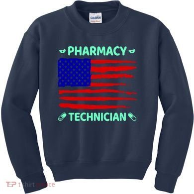 American Pharmacy Technician Kids Sweatshirt