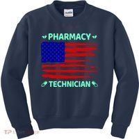 American Pharmacy Technician Kids Sweatshirt thumb 0