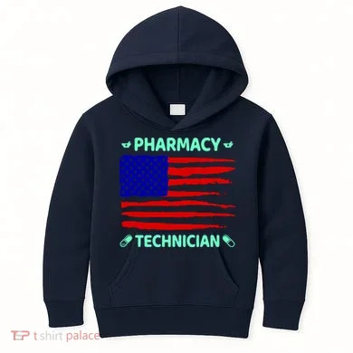 American Pharmacy Technician Kids Hoodie