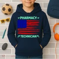 American Pharmacy Technician Kids Hoodie thumb 2