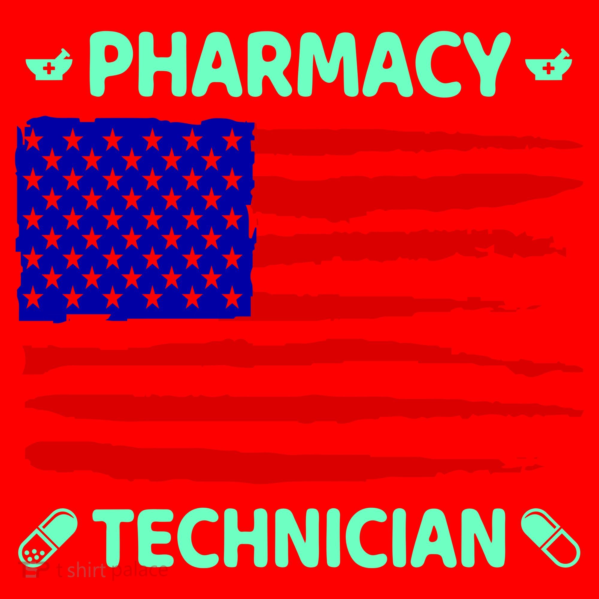 American Pharmacy Technician Santa Hat