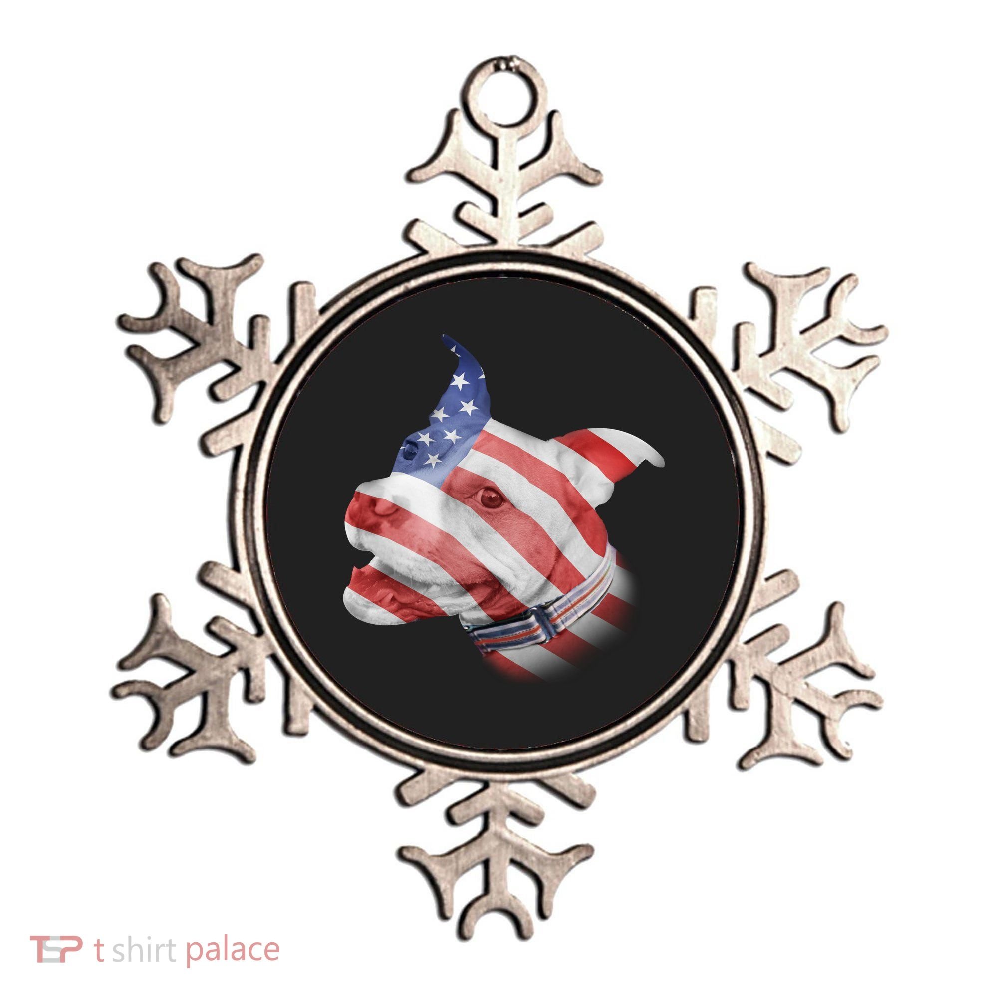 American Pitbull Ornament