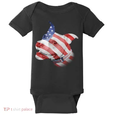 American Pitbull Baby Bodysuit