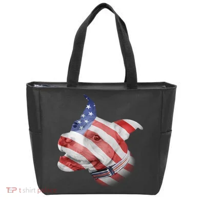 American Pitbull Tote Bag