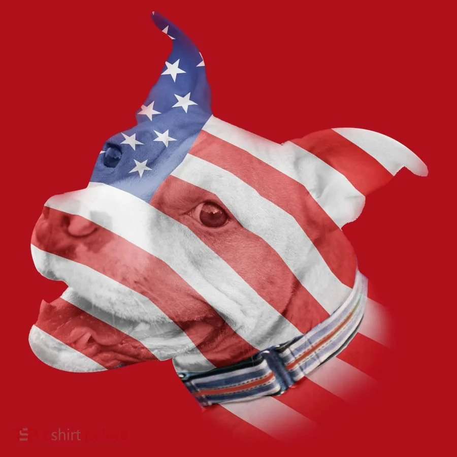 American Pitbull Christmas Stocking