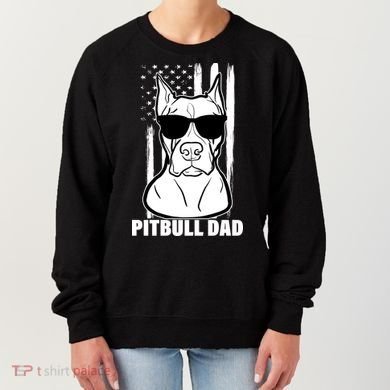 American Pitbull Dad Women's Sweatshirt