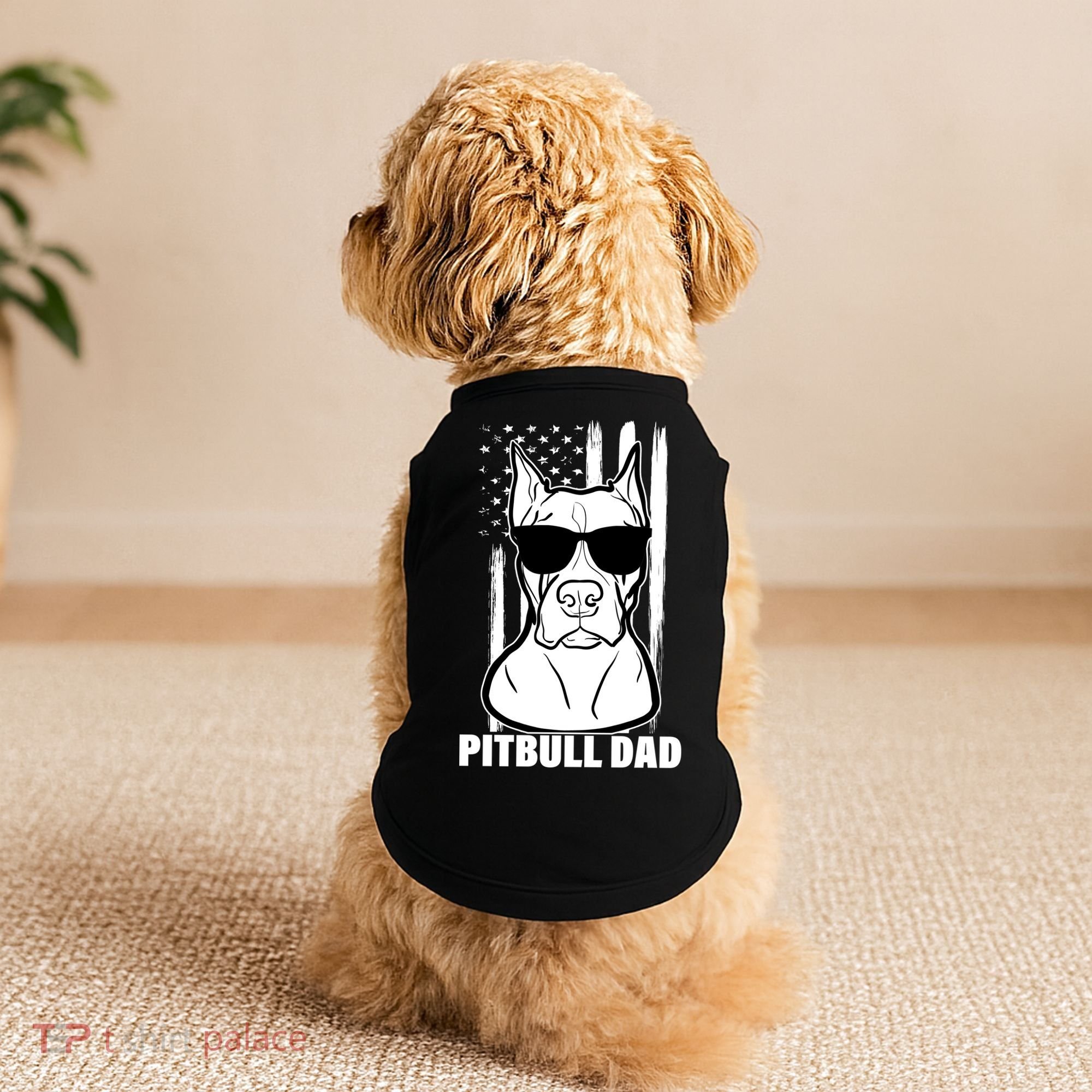 American Pitbull Dad Doggie Tank