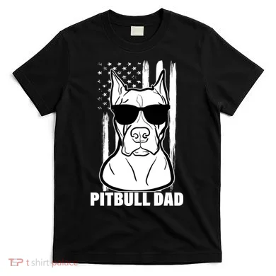 American Pitbull Dad T-Shirt