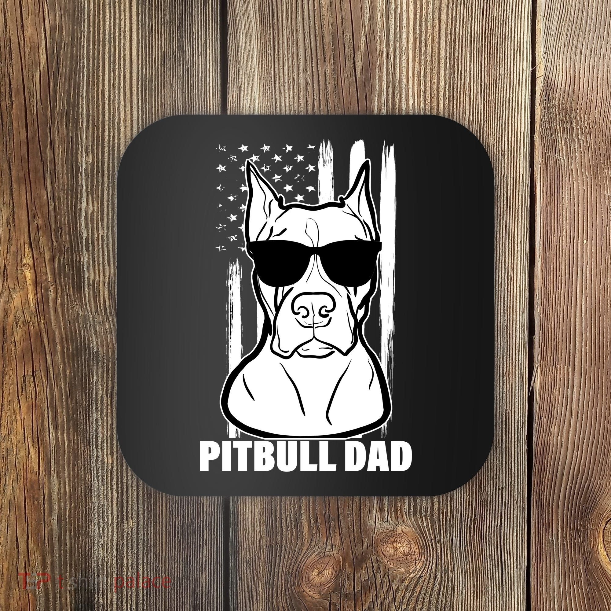 American Pitbull Dad Coaster