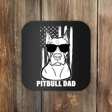 American Pitbull Dad Coaster