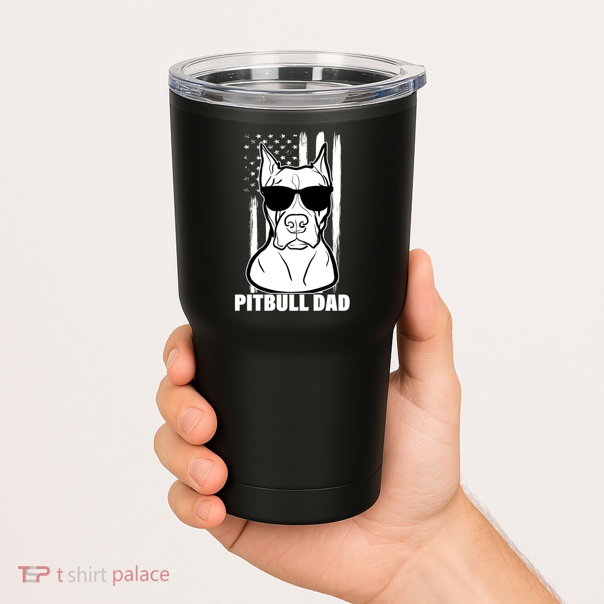 American Pitbull Dad Tumbler