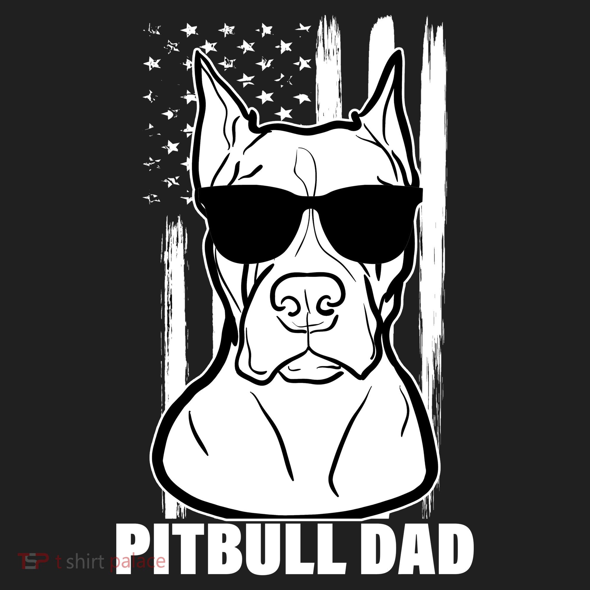 American Pitbull Dad 24oz Duet Stainless Steel Tumbler