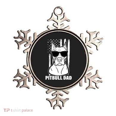 American Pitbull Dad Ornament