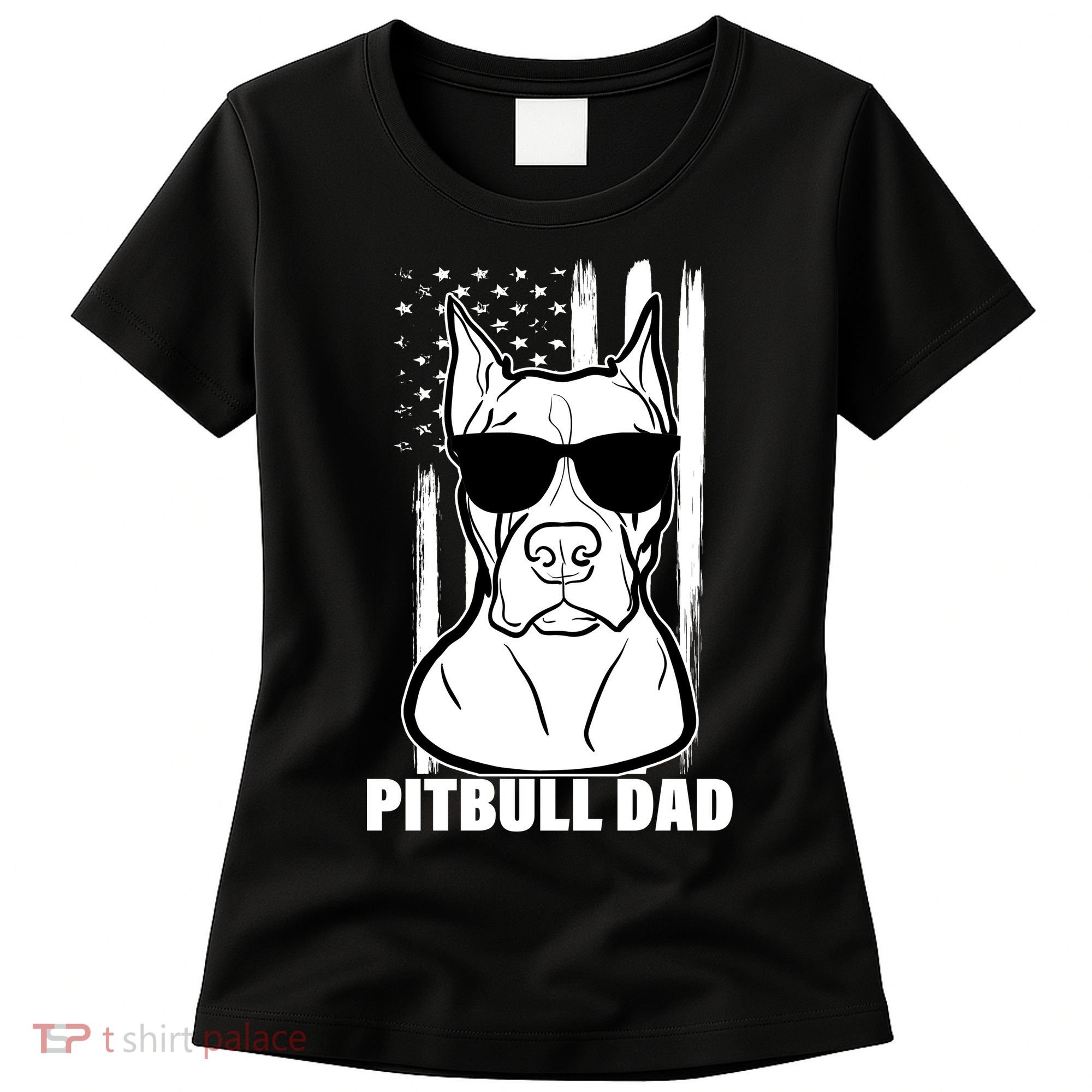 American Pitbull Dad Women's T-Shirt