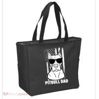 American Pitbull Dad Tote Bag thumb 2