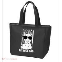 American Pitbull Dad Tote Bag thumb 3