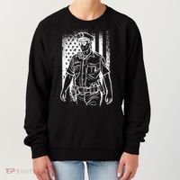 American Police Officer Women's Sweatshirt thumb 0