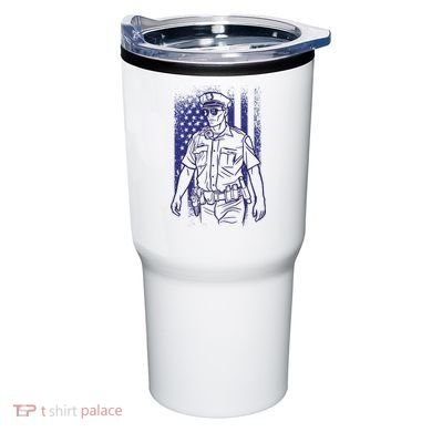 American Police Officer Tumbler