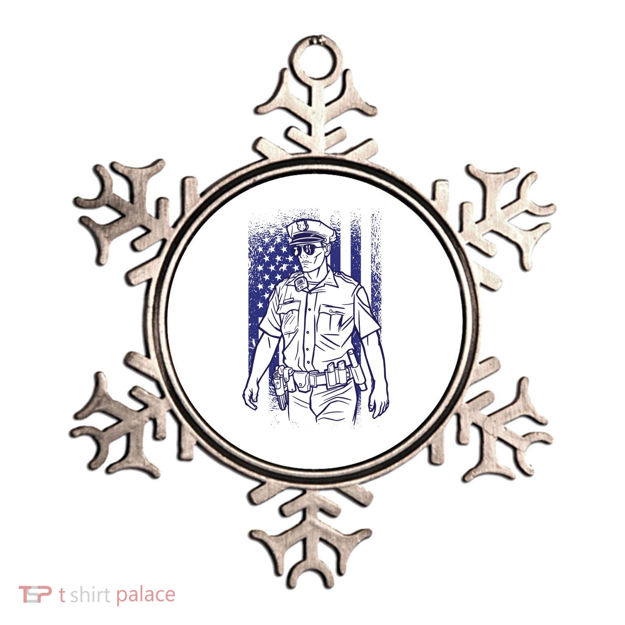 American Police Officer Ornament