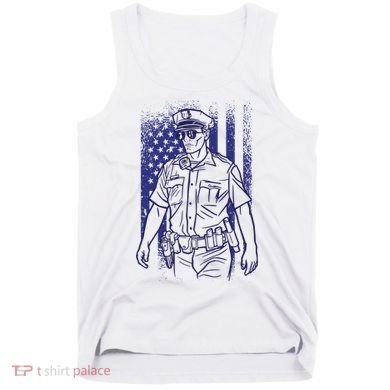 American Police Officer Tank Top