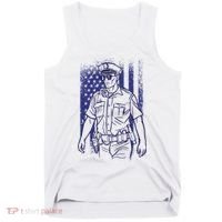 American Police Officer Tank Top thumb 0