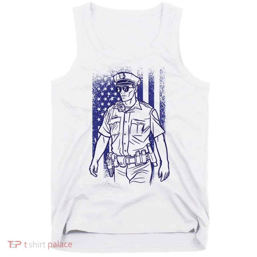 American Police Officer Tank Top