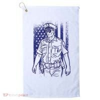 American Police Officer Golf Towel thumb 0