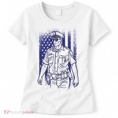 American Police Officer Women's T-Shirt
