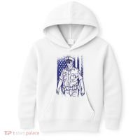 American Police Officer Kids Hoodie thumb 0