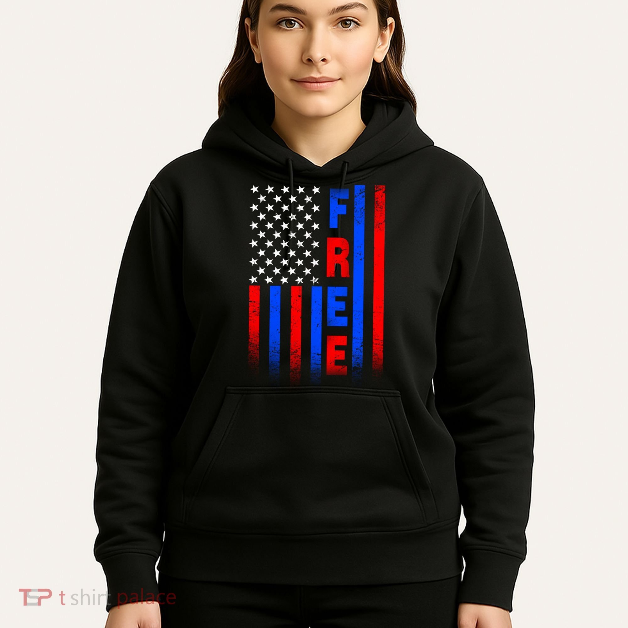 American Pride Freedom Flag Hoodie