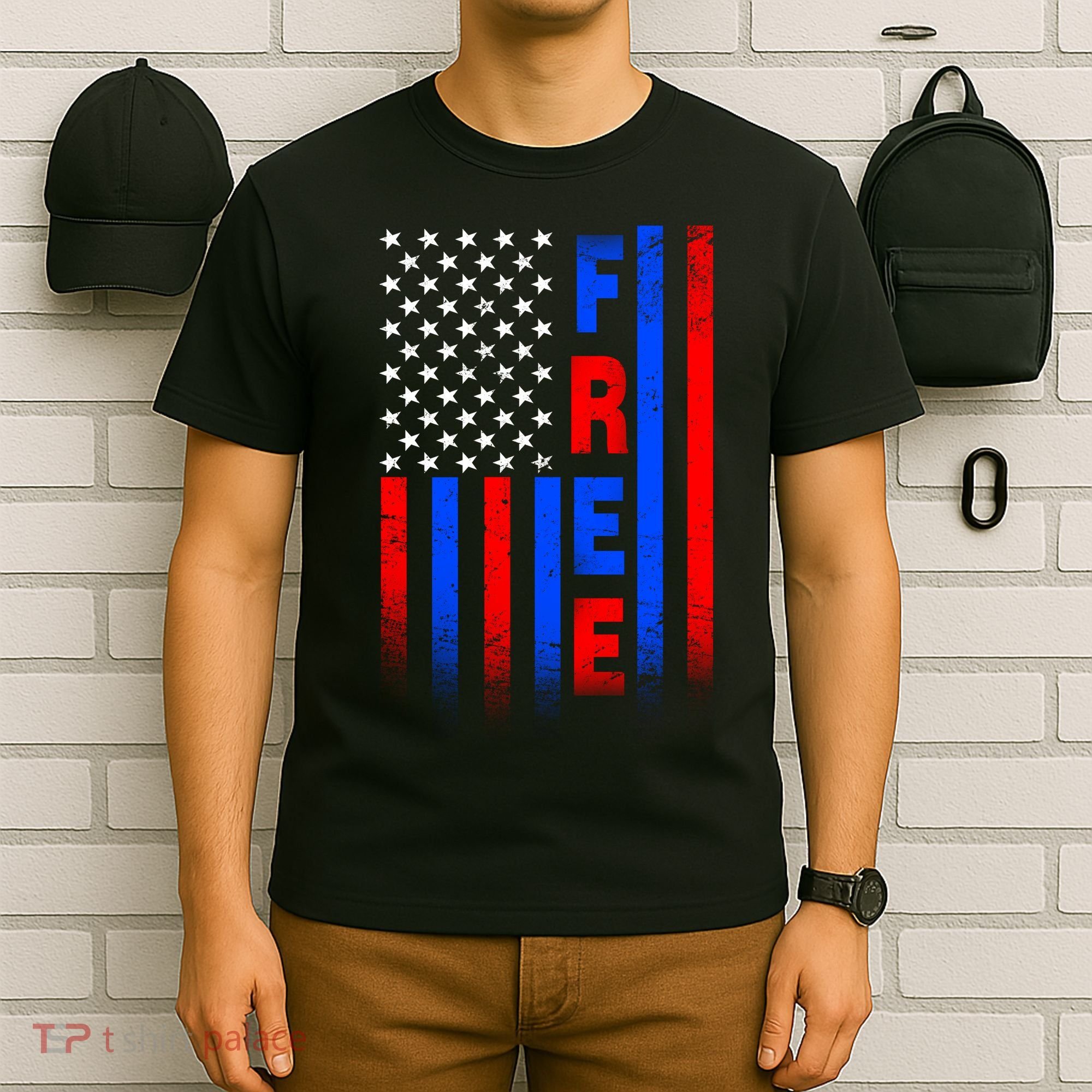 American Pride Freedom Flag T-Shirt