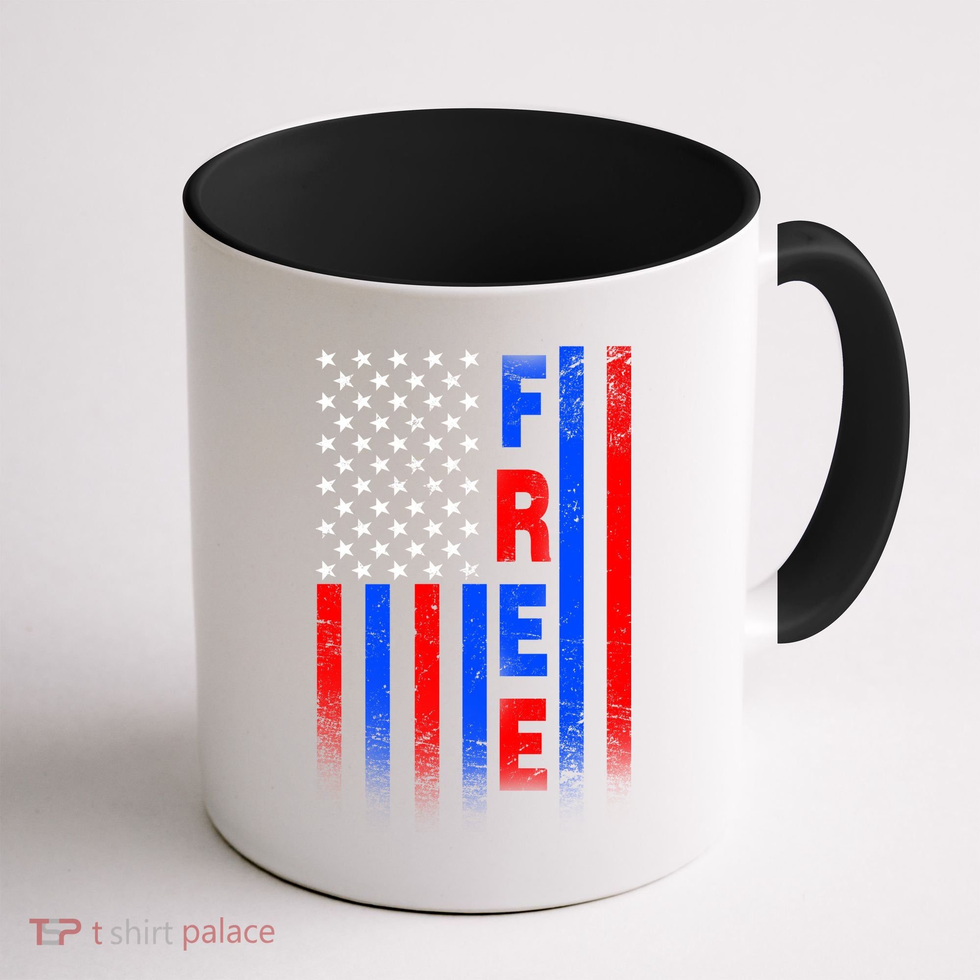 American Pride Freedom Flag Coffee Mug