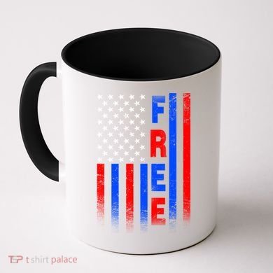American Pride Freedom Flag Coffee Mug