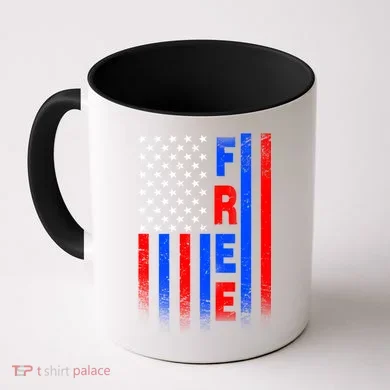 American Pride Freedom Flag Coffee Mug