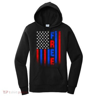 American Pride Freedom Flag Women's Hoodie