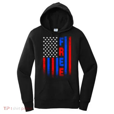 American Pride Freedom Flag Women's Hoodie